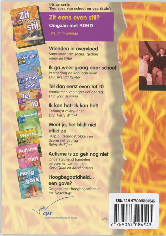 Zit nu eens even stil / Een zorg voor school en thuis achterkant