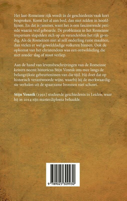 Van de gladiatorenkeizer tot de gepensioneerde tiener achterkant