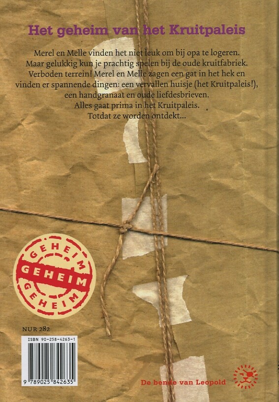 Het geheim van het Kruitpaleis / De bende van Leopold achterkant
