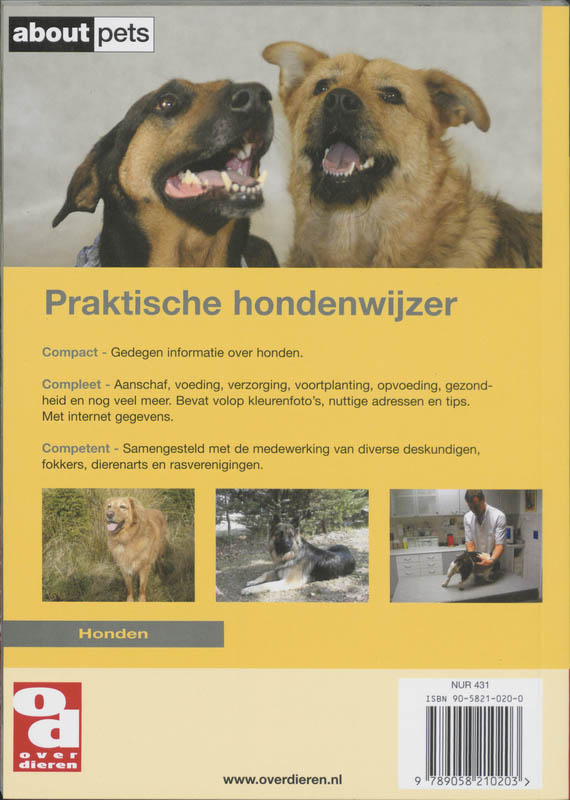 Over Dieren  -   Praktische hondenwijzer achterkant