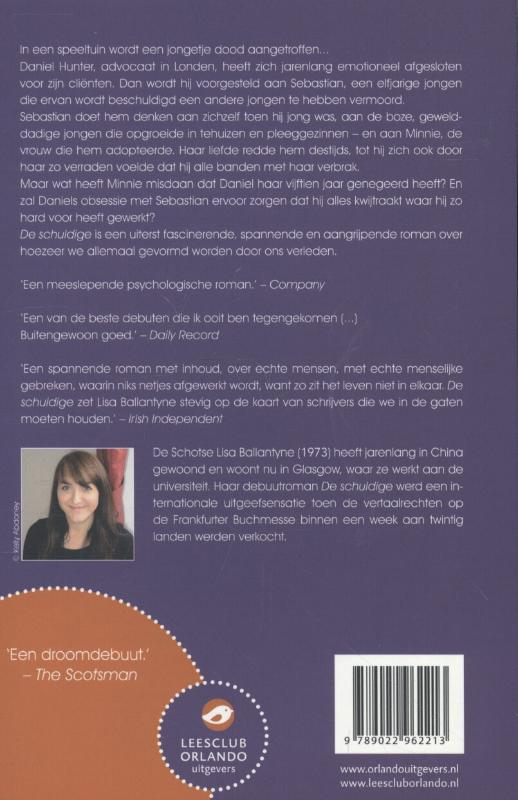 De schuldige De schuldige achterkant