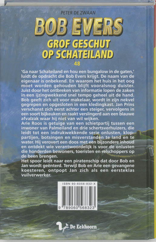 Grof geschut op Schateiland / Bob Evers-serie / 48 Grof geschut op Schateiland / Bob Evers-serie / 48 achterkant