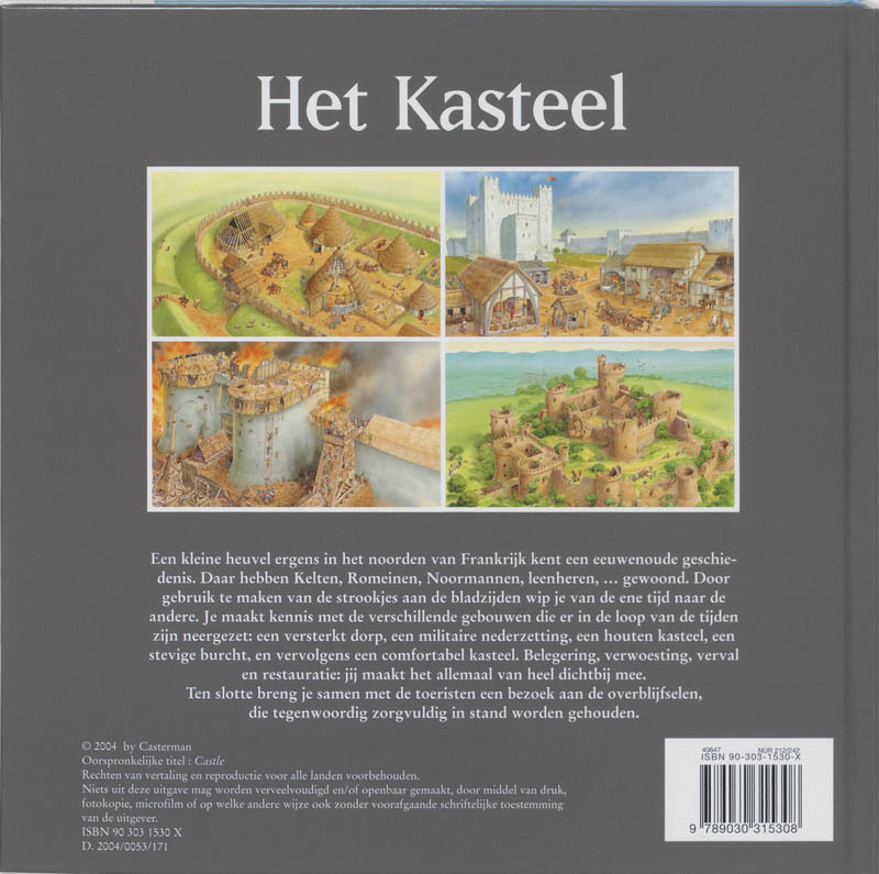 Het Kasteel / Reis door de tijd achterkant