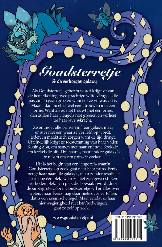 Goudsterretje en de verborgen Galaxy achterkant