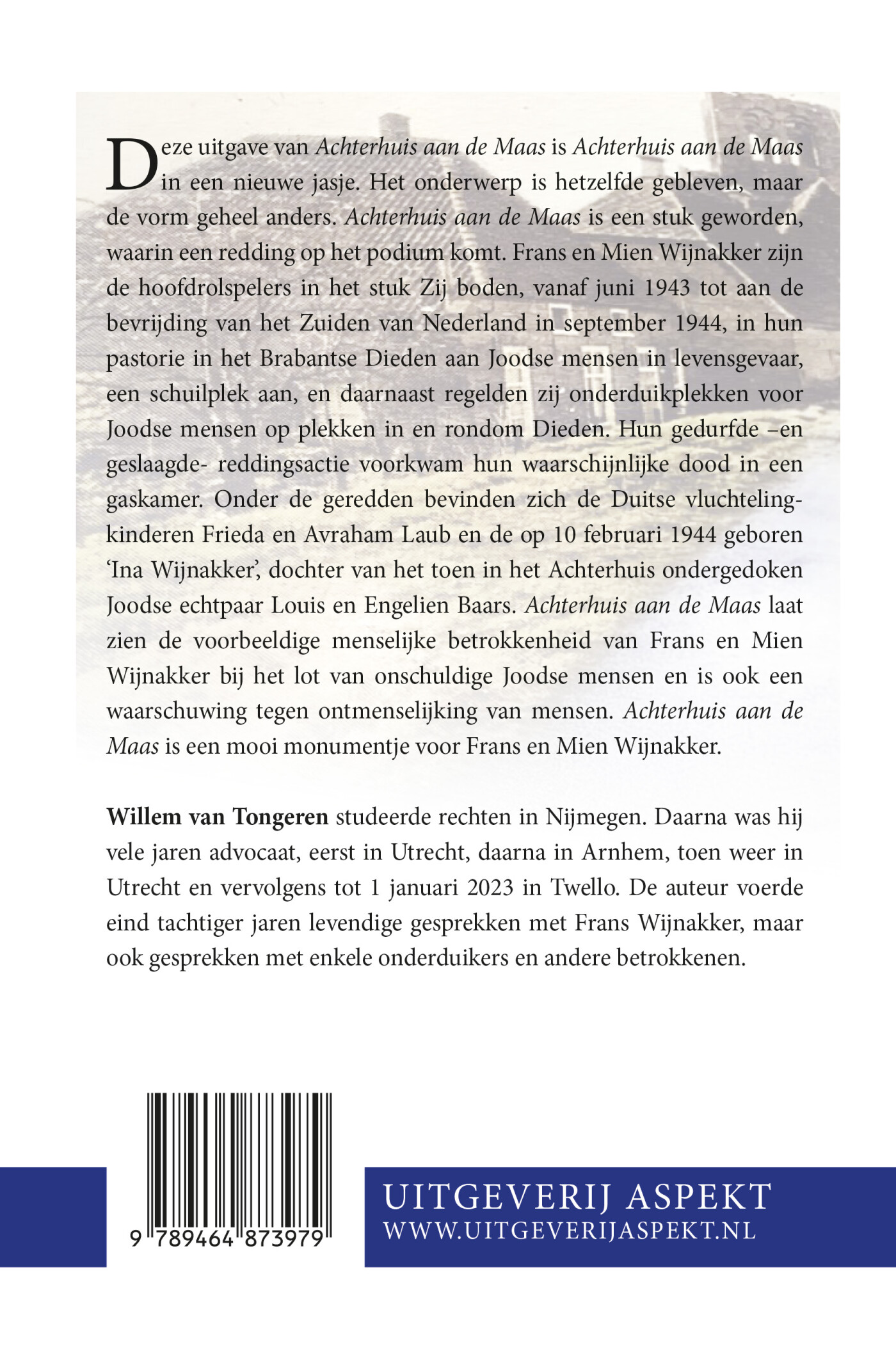 Achterhuis aan de Maas achterkant