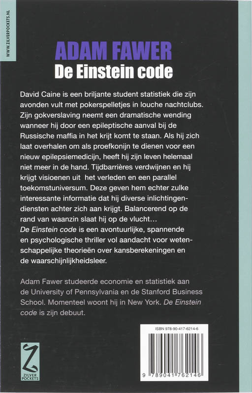 De Einstein code / Zilver Pockets / 400 achterkant