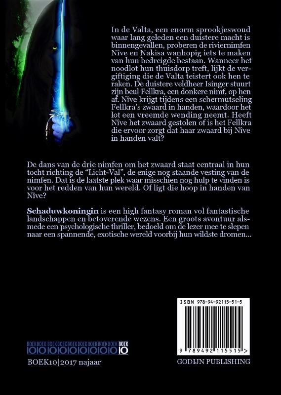 Schaduwkoningin / Valtada de kronieken van de Valta / 1 Schaduwkoningin / Valtada de kronieken van de Valta / 1 achterkant