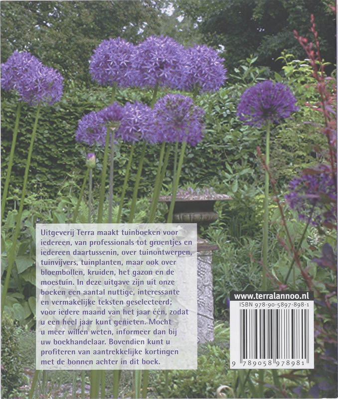 Terra's tuinboek Terra's tuinboek achterkant