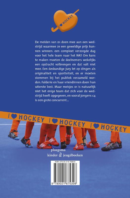 I love hockey  -   Rugnummers en teamwork achterkant