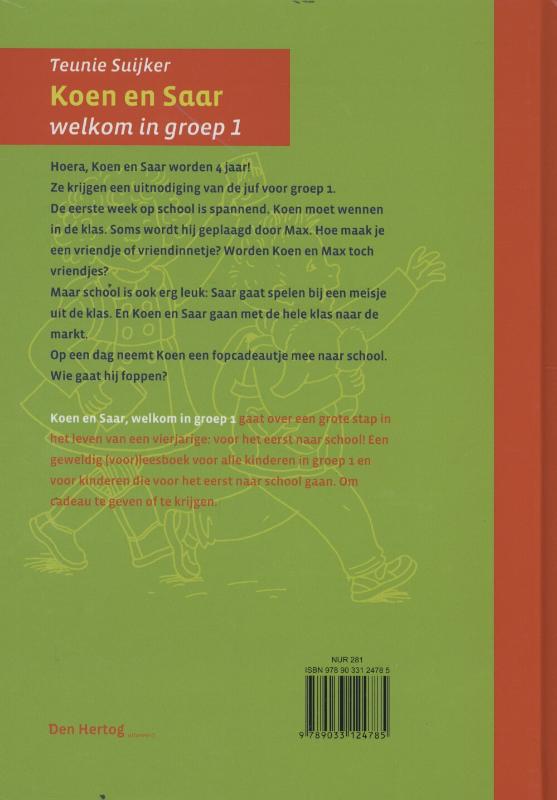 Welkom in groep 1 achterkant