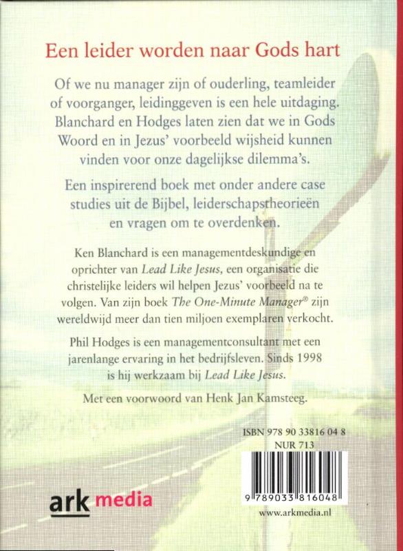 Een leider worden naar Gods hart achterkant