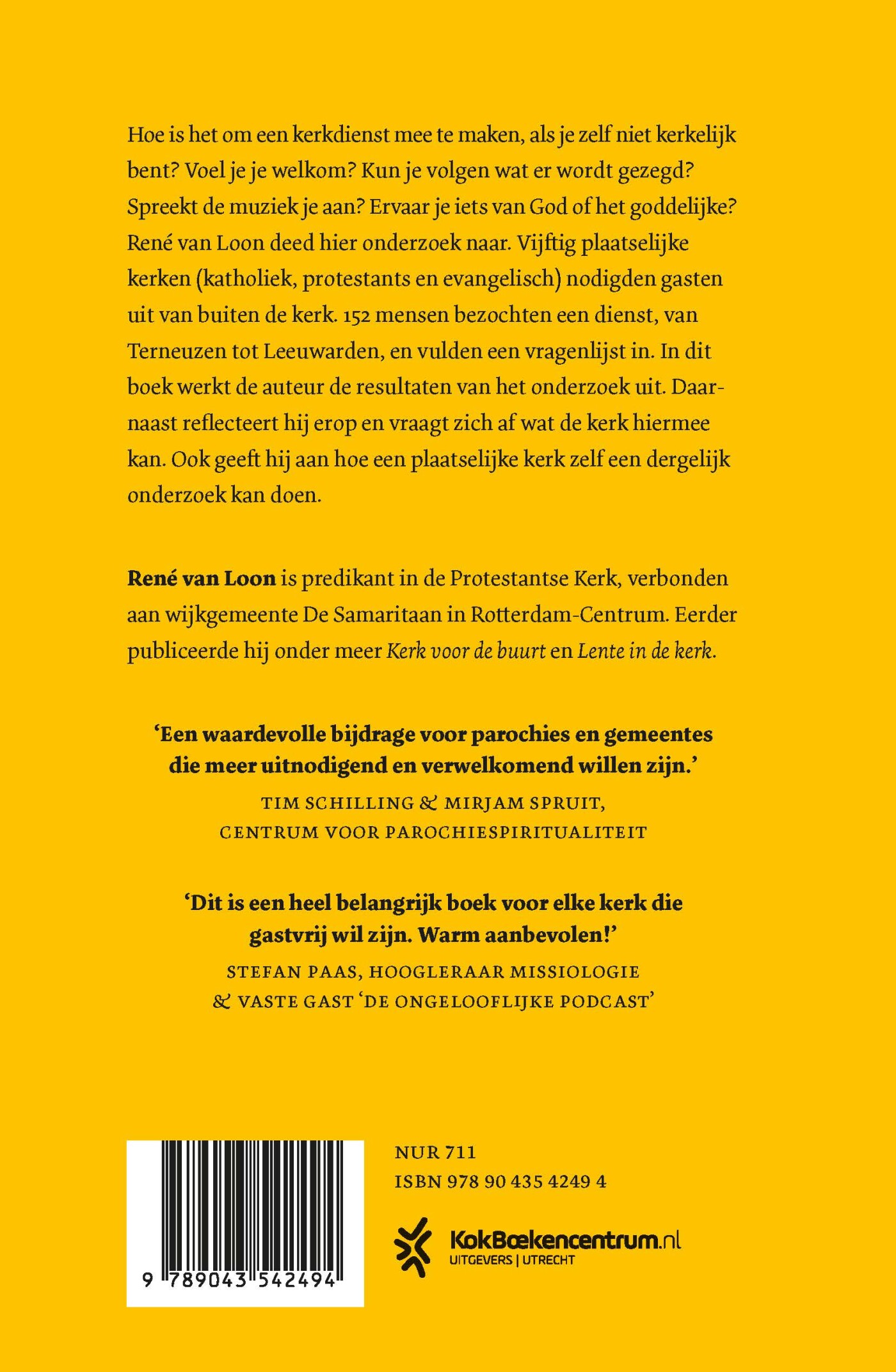 Te gast in de kerk achterkant
