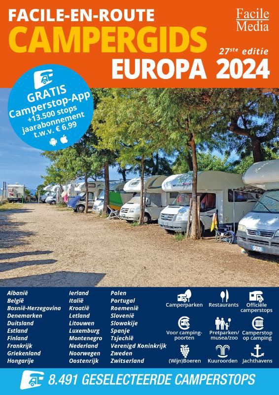 Facile-en-Route Campergids Europa 2024 / Facile-en-Route