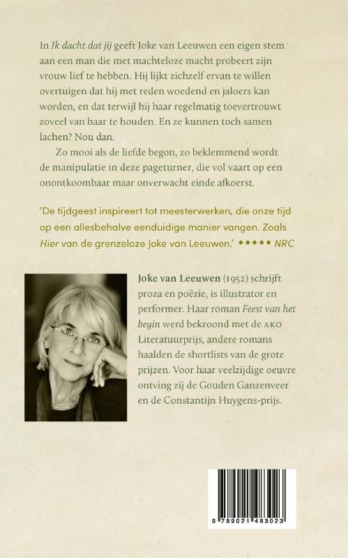 Ik dacht dat jij Ik dacht dat jij achterkant