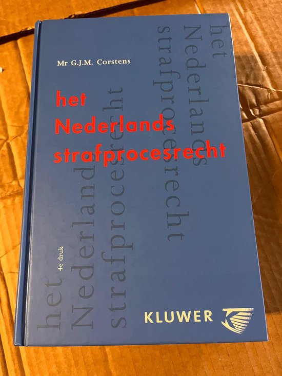 Het Nederlands strafprocesrecht