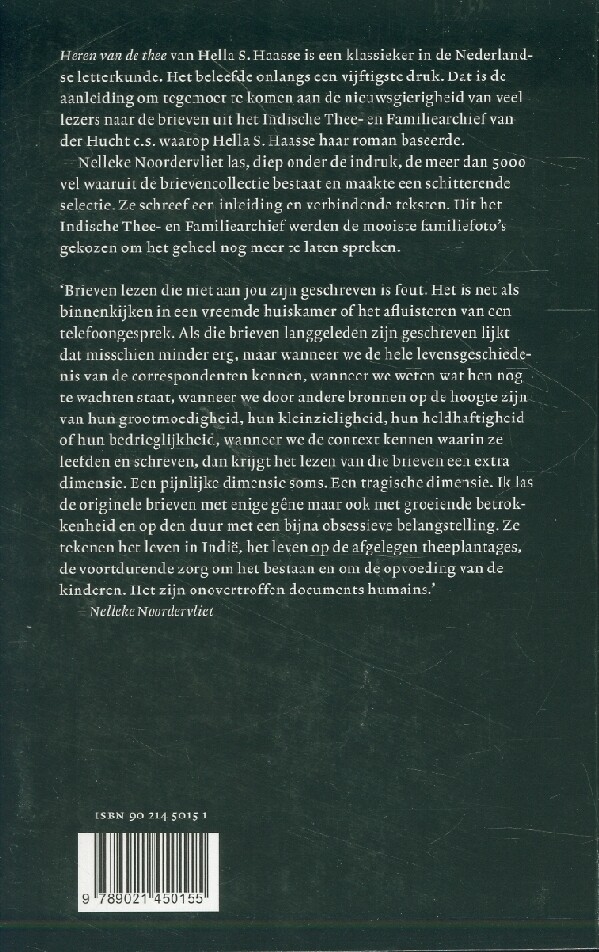 Brieven van de thee Brieven van de thee achterkant