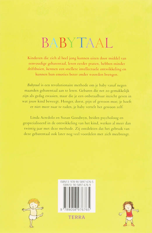 Babytaal Babytaal achterkant