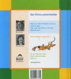 Nikki en Hondje op vakantie / Een Kimio peuterboekje achterkant