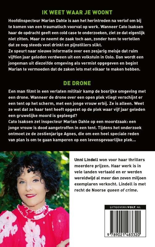 Ik weet waar je woont & De drone / Marian Dahle achterkant