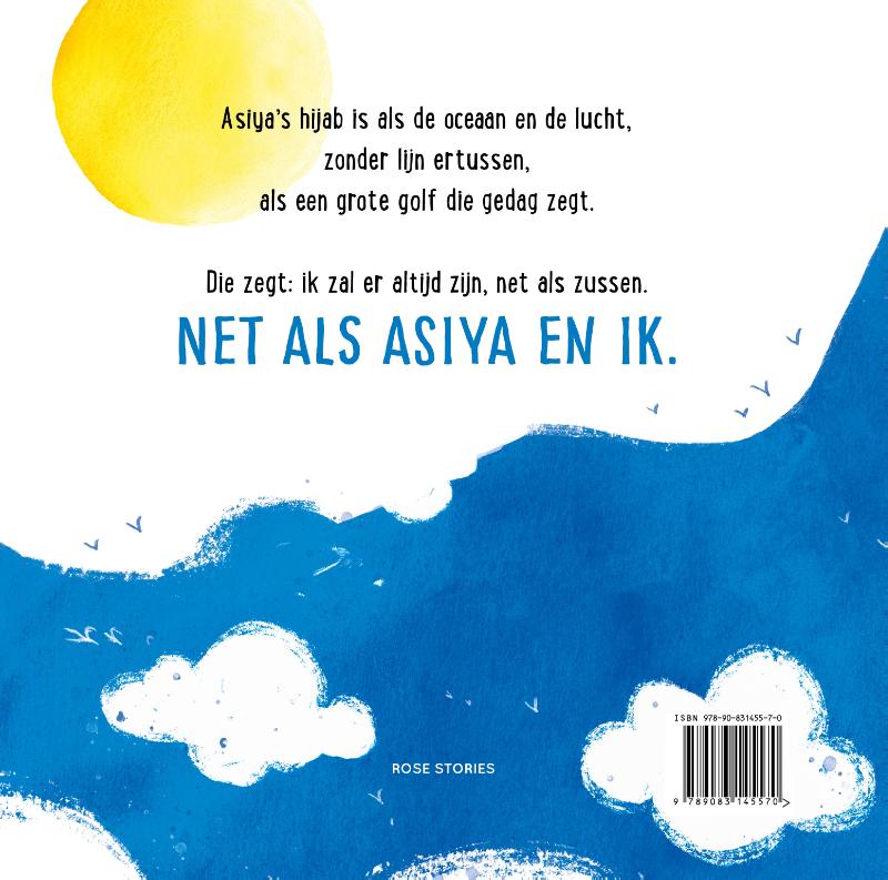 Het mooiste blauw achterkant