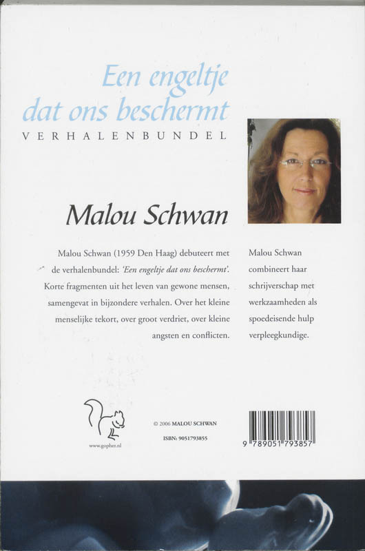 Een engeltje dat ons beschermt achterkant