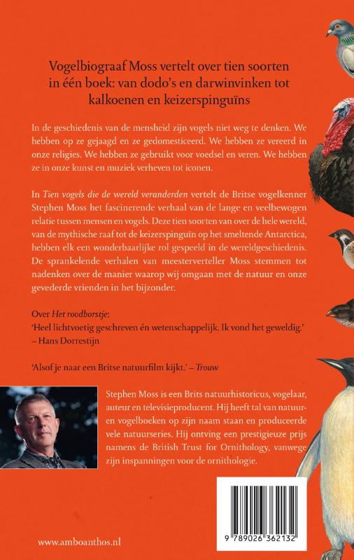 Tien vogels die de wereld veranderden achterkant