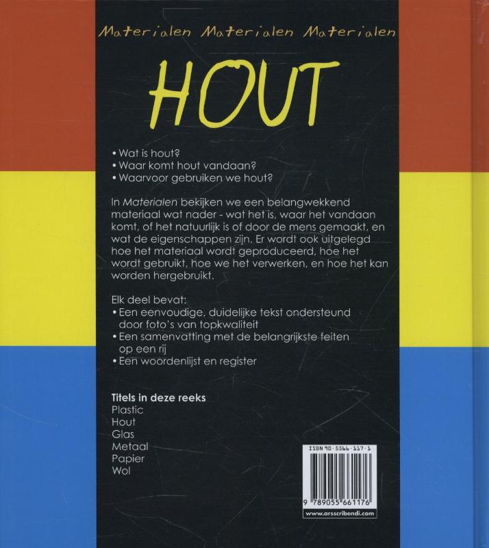 Hout / Materialen achterkant