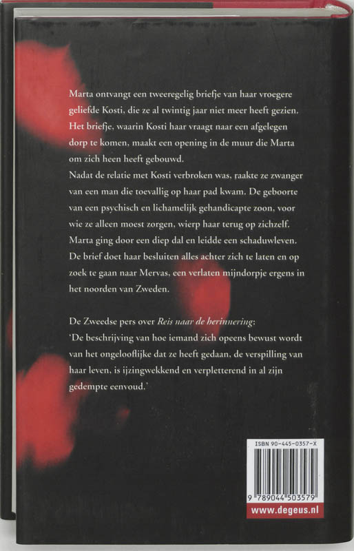 Reis Naar De Herinnering Reis Naar De Herinnering achterkant