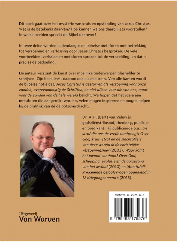 Jezus' kruisdood in beeld achterkant