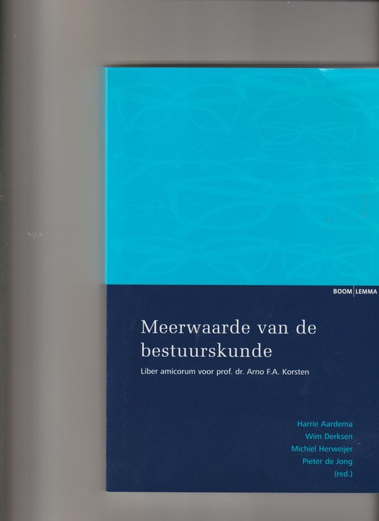 Meerwaarde Van De Bestuurskunde
