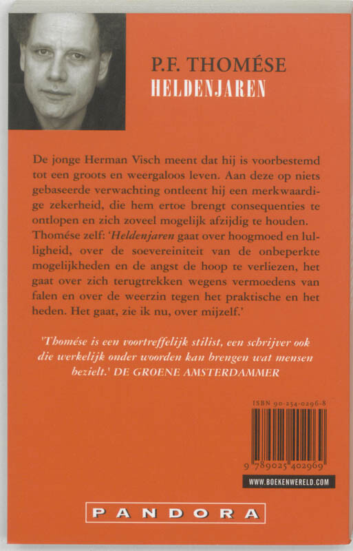 Heldenjaren / Pandora pockets achterkant