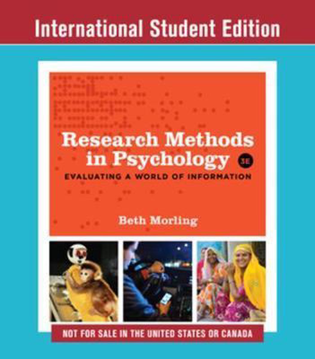 Beth Morling Research Methods In Psychology