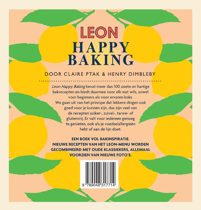 Leon happy baking achterkant