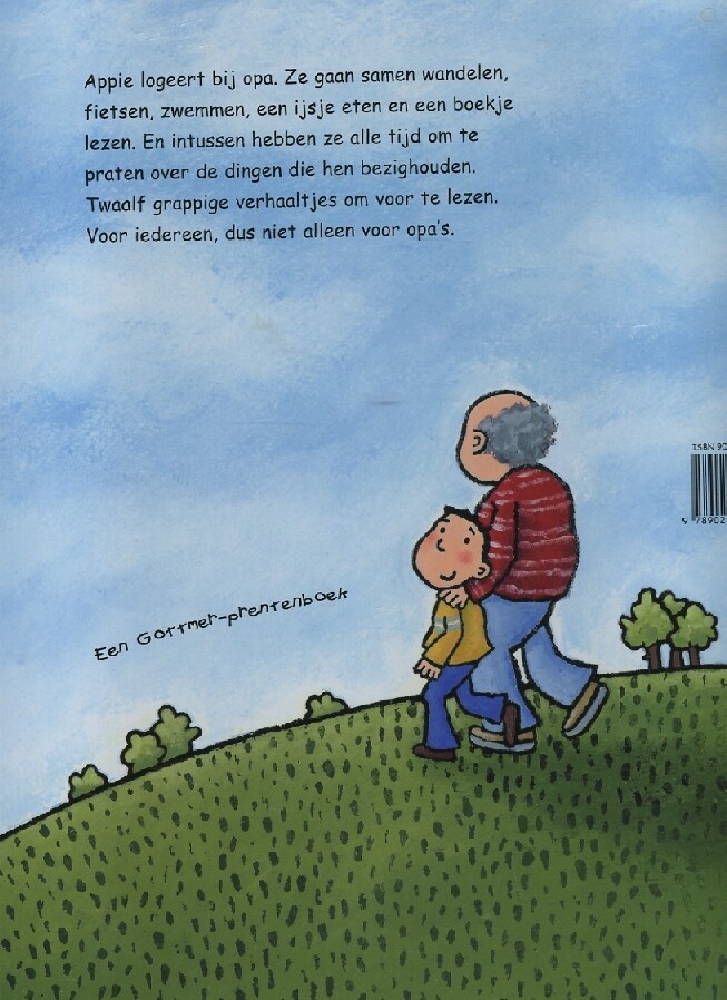 Appie en opa / Gottmer-prentenboek achterkant