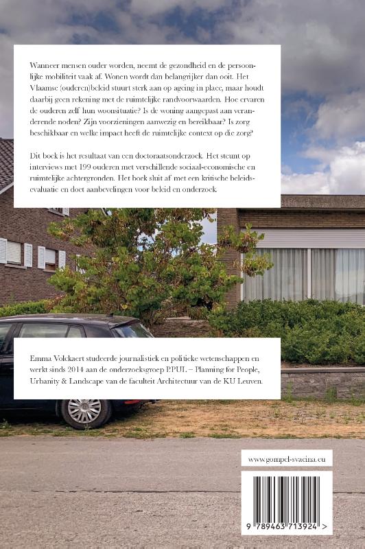 Oud vasthouden achterkant