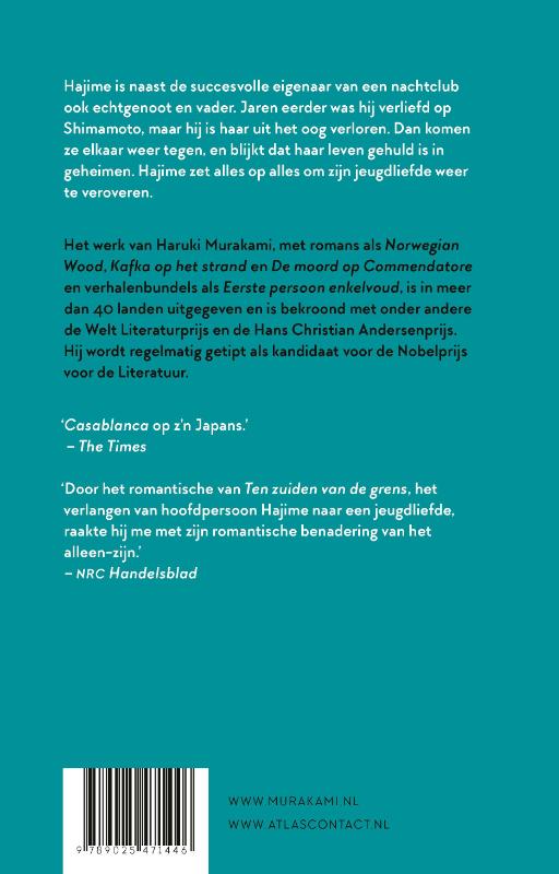 Ten zuiden van de grens achterkant
