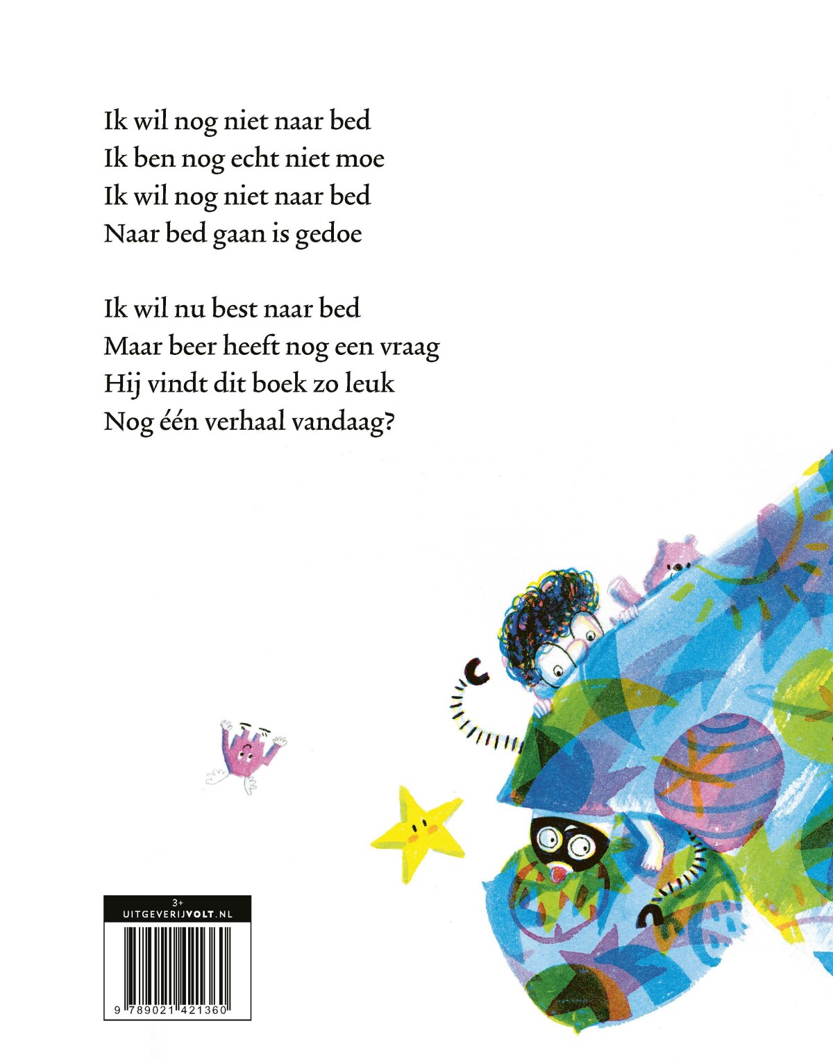 Naar bed gaan is gedoe achterkant