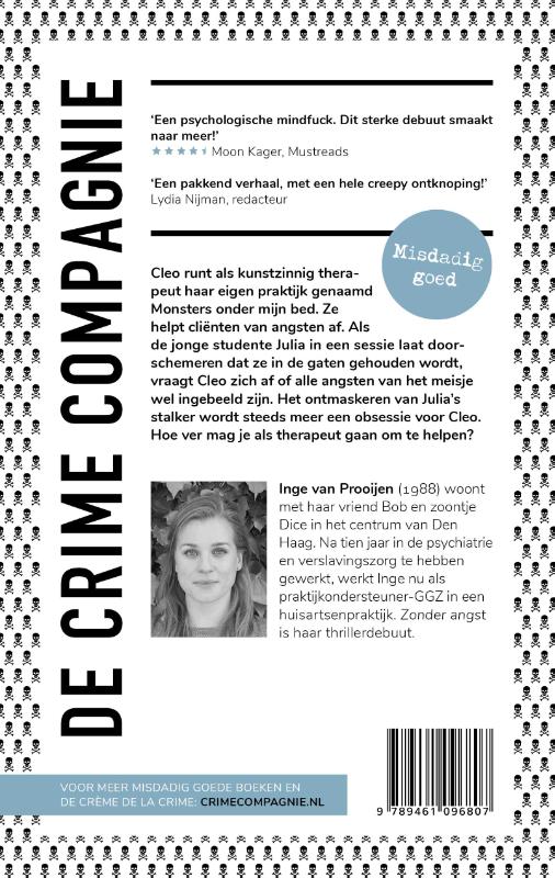 Zonder angst / Crème de la crime Zonder angst / Crème de la crime achterkant