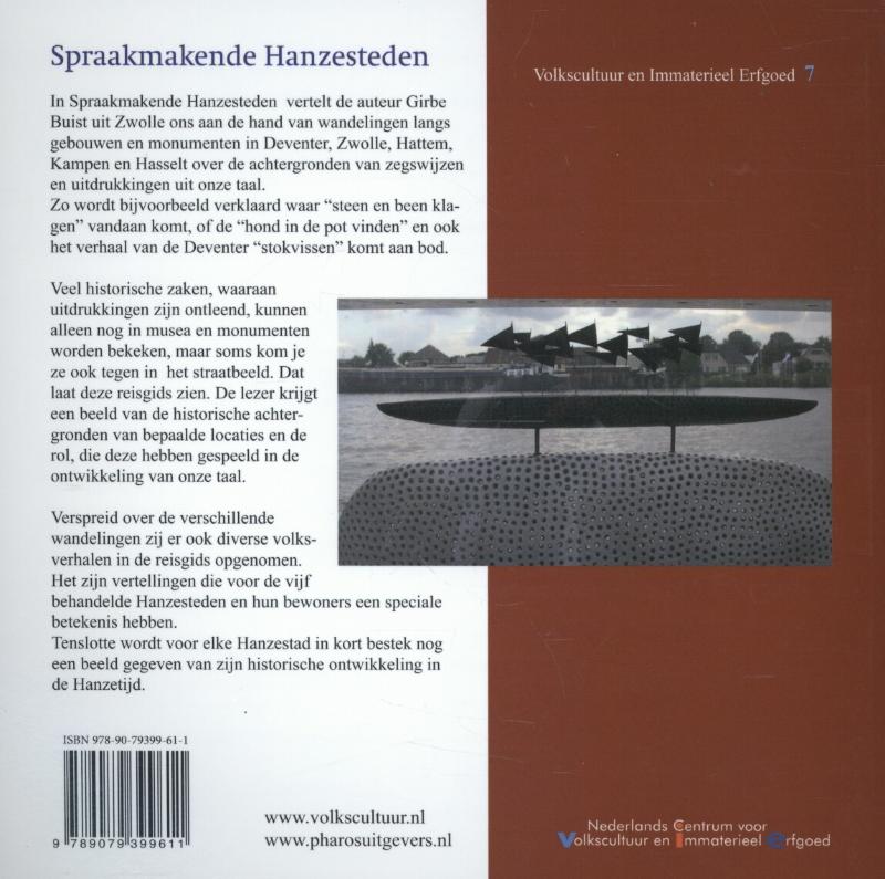 Spraakmakende Hanzesteden / Volkscultuur en Immaterieel Erfgoed / 7 achterkant