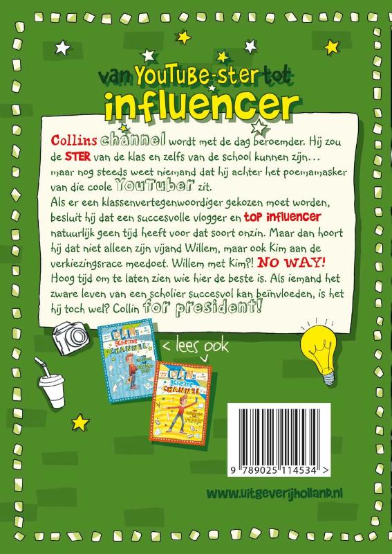 Collins geheime channel achterkant