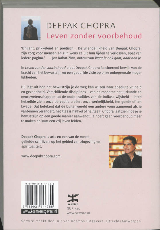 Leven zonder voorbehoud achterkant