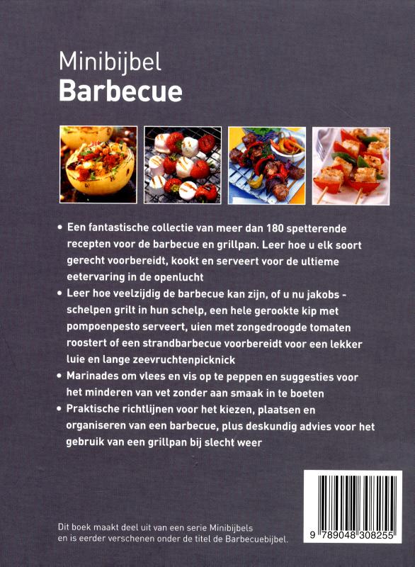 Barbecue / Minibijbel achterkant