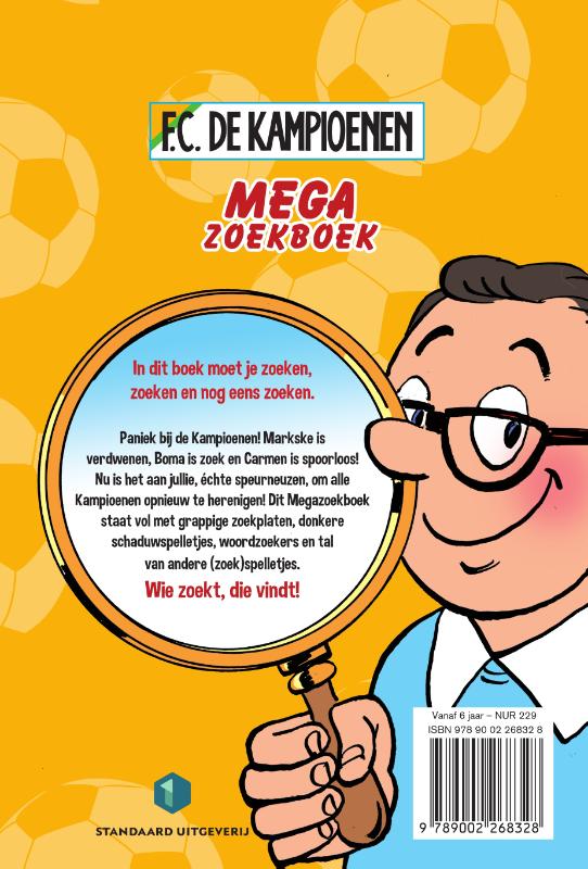 Megazoekboek / F.C. De Kampioenen achterkant