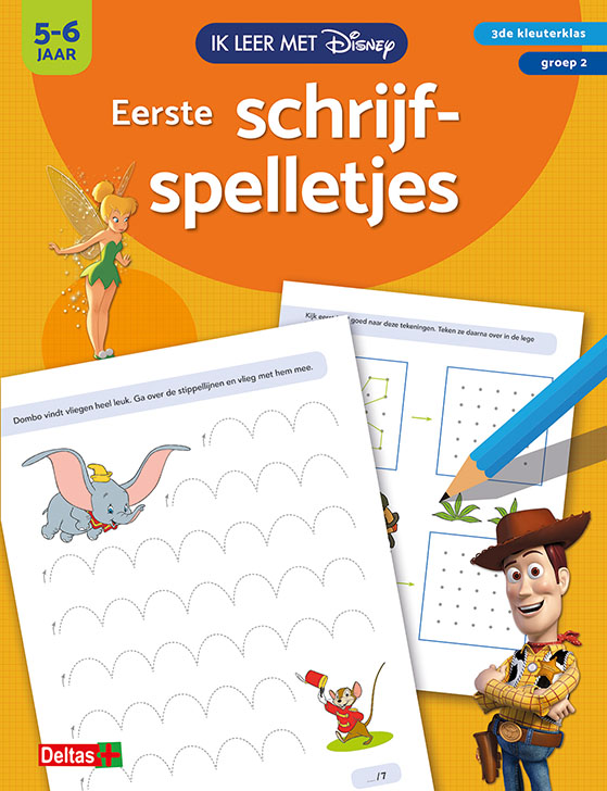 Eerste schrijfspelletjes (5-6 j.) / Ik leer met Disney