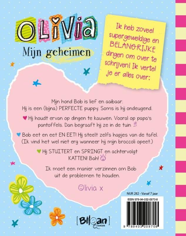 Olivia 2 - Olivia - Mijn geheimen - Mijn (bijna) perfecte puppy achterkant