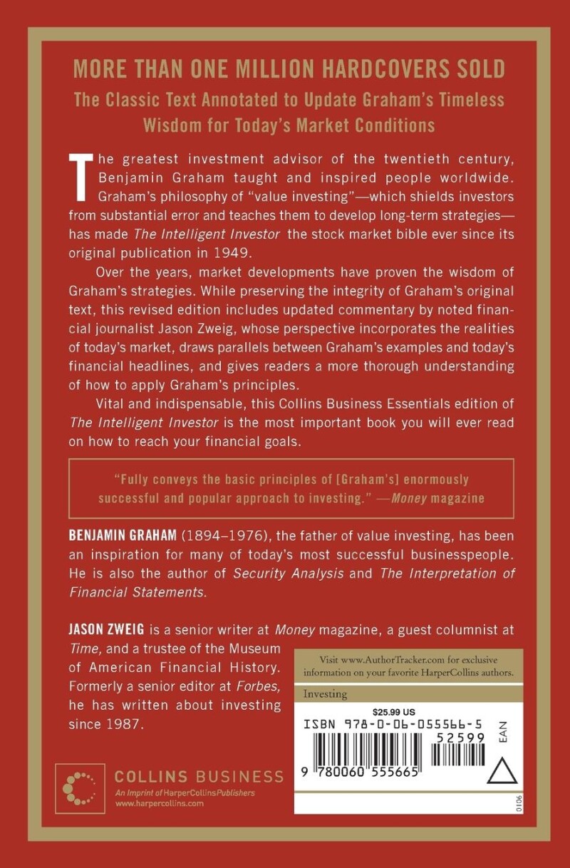 The Intelligent Investor achterkant
