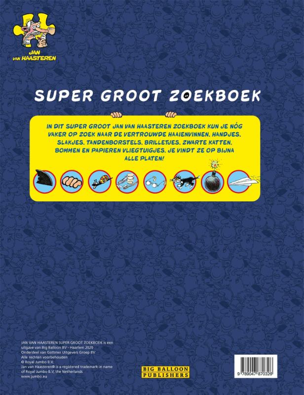 Jan van Haasteren Super Groot Zoekboek achterkant