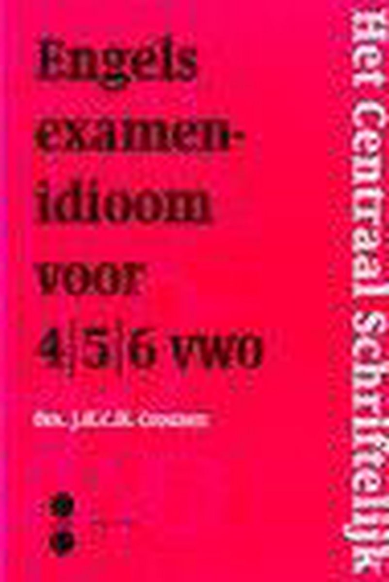 Centraal schrift engels 4-5-6v dr 1