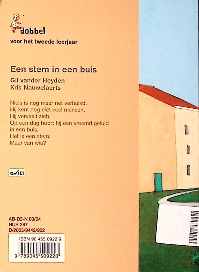 Een stem in een buis achterkant