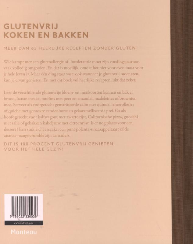 Glutenvrij koken en bakken achterkant